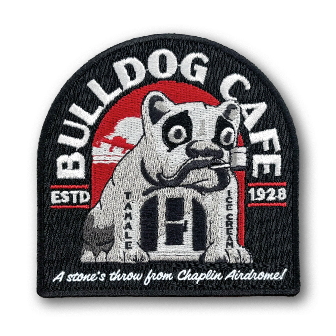 The Rocketeer "Bulldog Cafe" Patch & Sticker Set