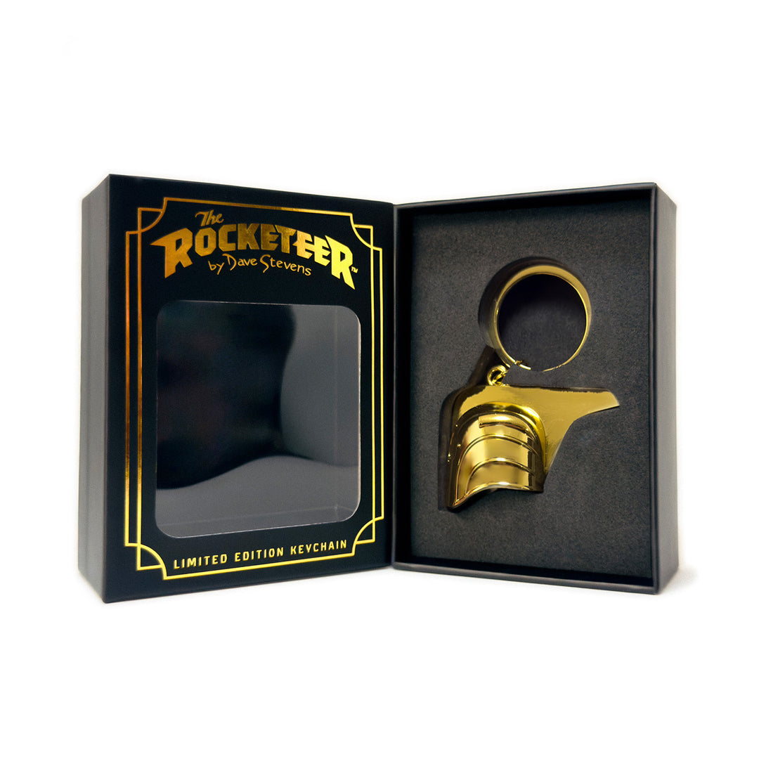 The Rocketeer Helmet Keychain – Shiny Gold