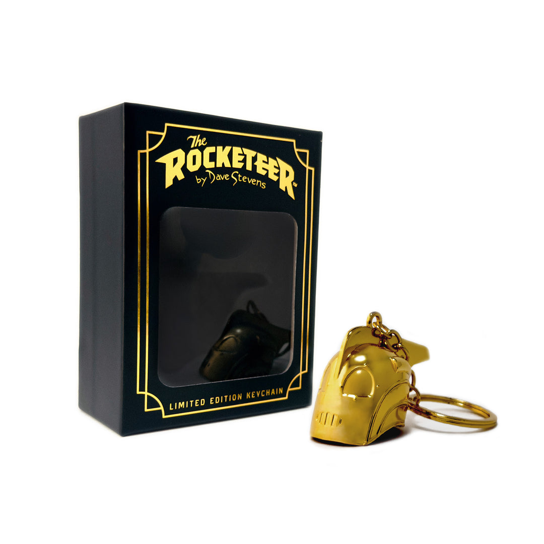 The Rocketeer Helmet Keychain – Shiny Gold