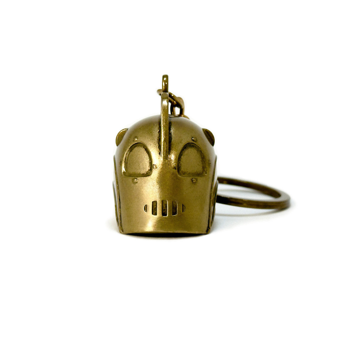 The Rocketeer Helmet Keychain – Antique Gold