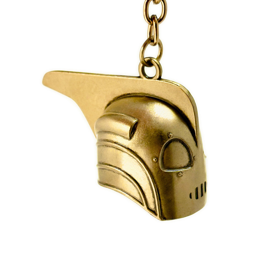 The Rocketeer Helmet Keychain – Antique Gold