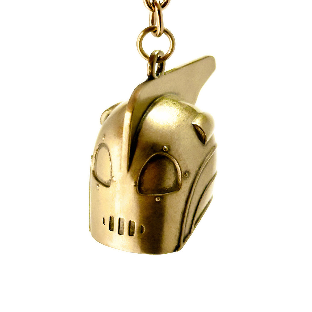 The Rocketeer Helmet Keychain – Antique Gold