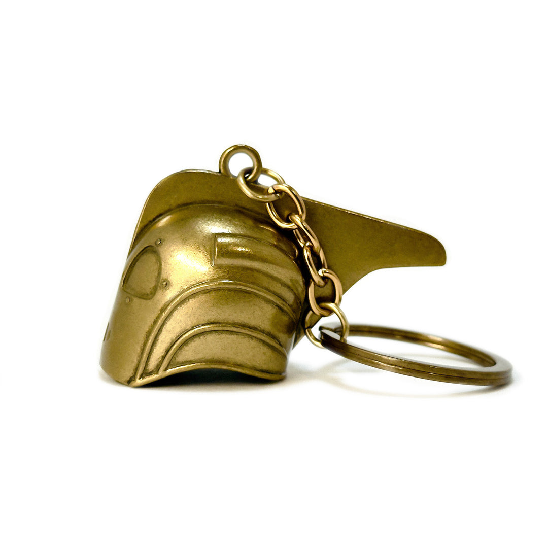 The Rocketeer Helmet Keychain – Antique Gold
