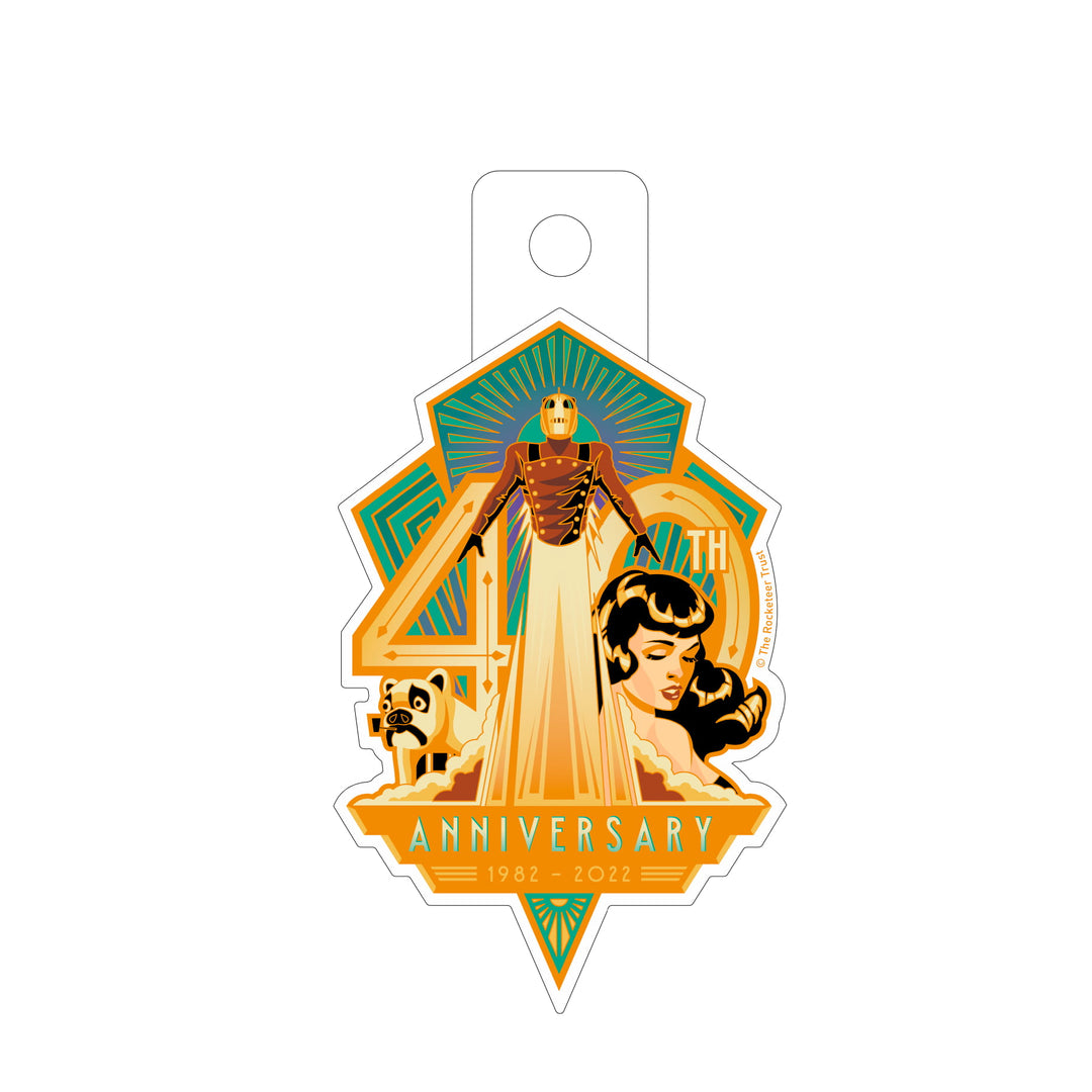 The Rocketeer "40th Anniversary" Sticker