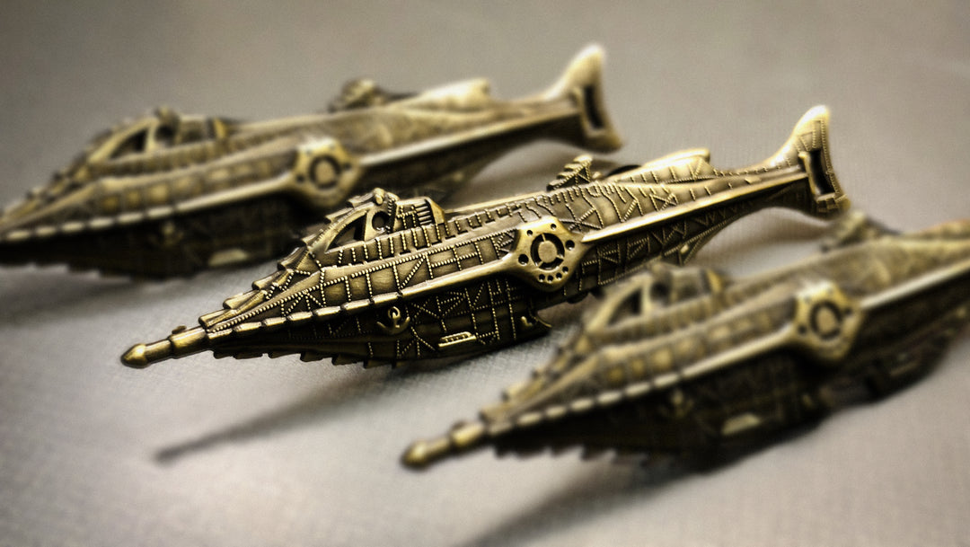 The Nautilus – 3D Metal Pin