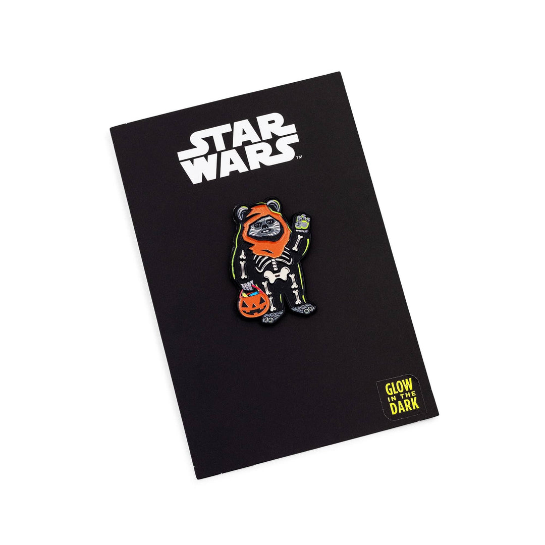 Star Wars Halloween Ewok Skeleton Enamel Pin