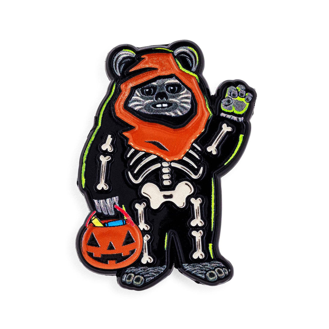 Star Wars Halloween Ewok Skeleton Enamel Pin