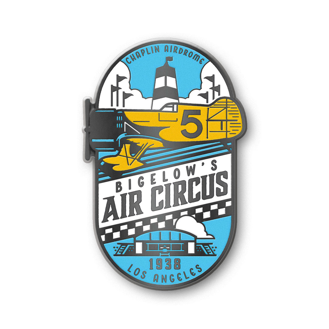 The Rocketeer "Bigelow's Air Circus" Enamel Pin