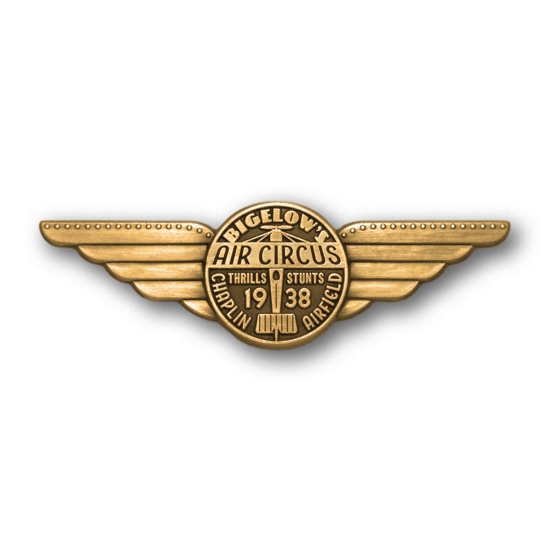 The Rocketeer "Bigelow Air Circus" Wings Pin
