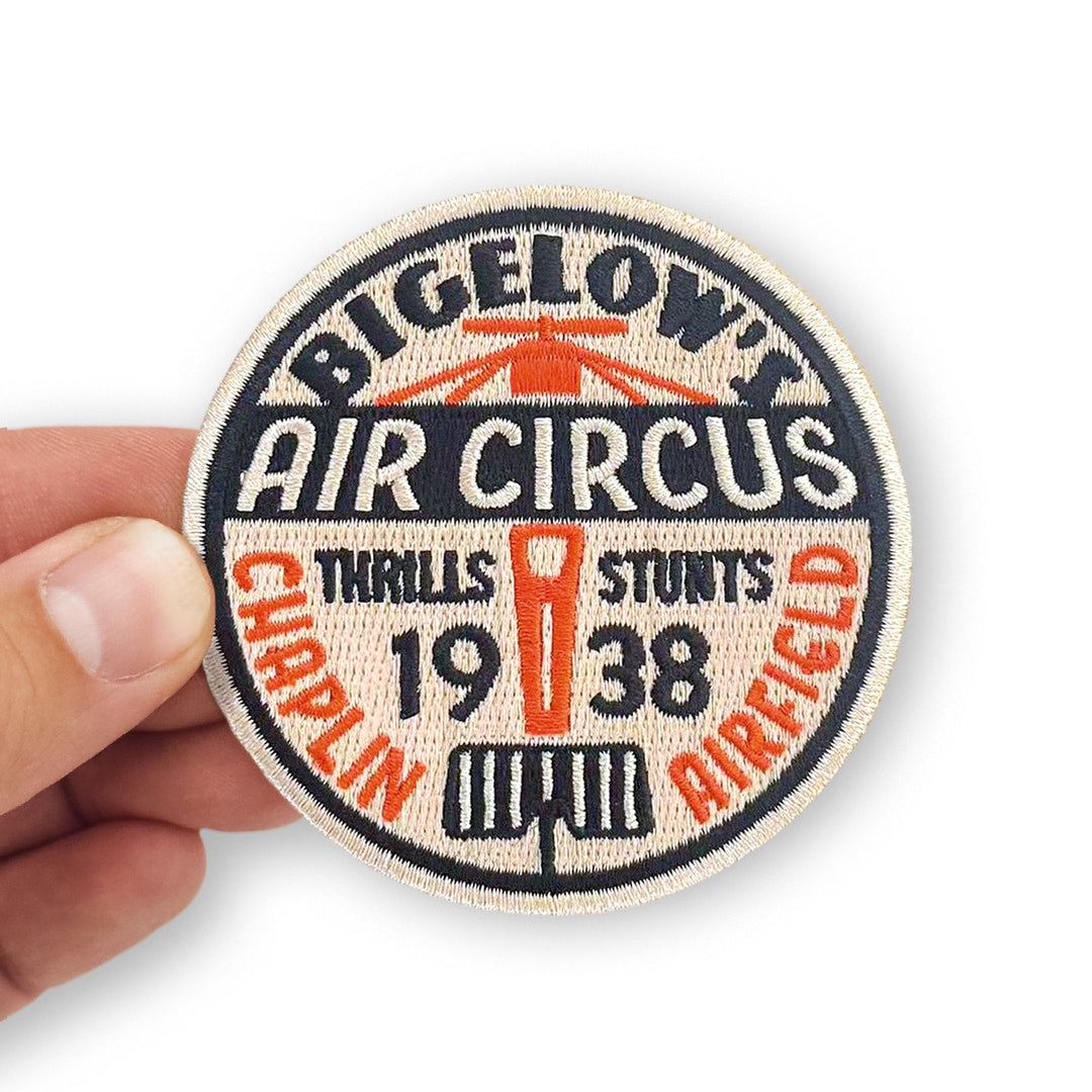 The Rocketeer "Bigelow Air Circus" Patch & Sticker Set