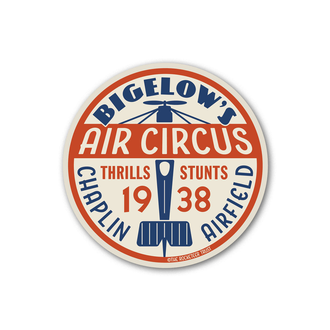 The Rocketeer "Bigelow Air Circus" Wings Pin