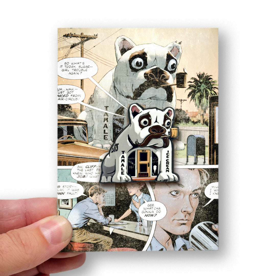 The Rocketeer "Bulldog Cafe" 3D Pin – Color Variant
