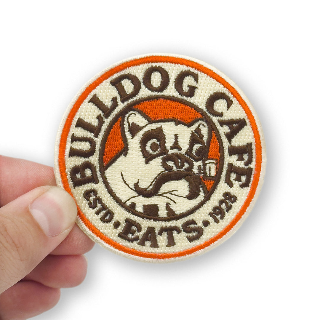 The Rocketeer "Bulldog Cafe" Logo Patch & Sticker Set
