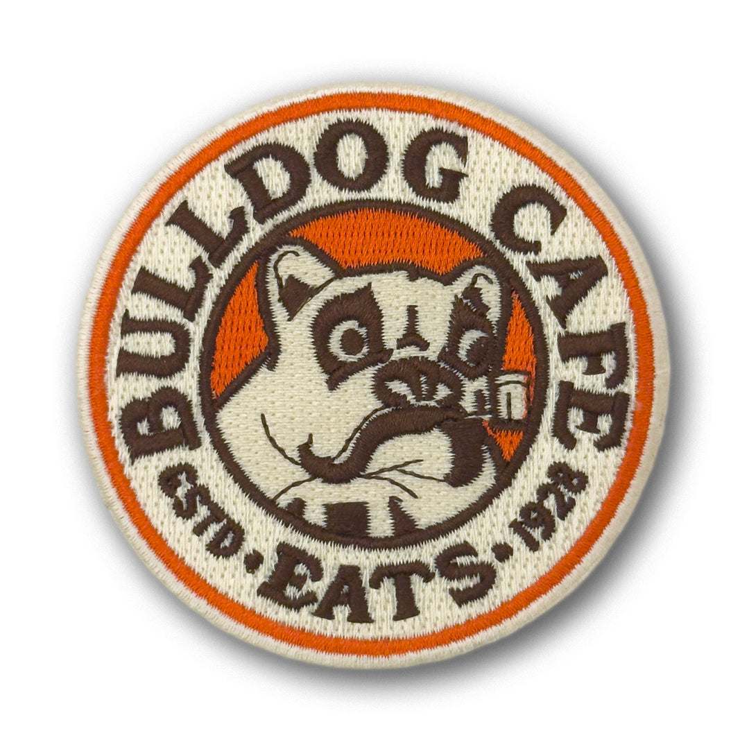 The Rocketeer "Bulldog Cafe" Logo Patch & Sticker Set