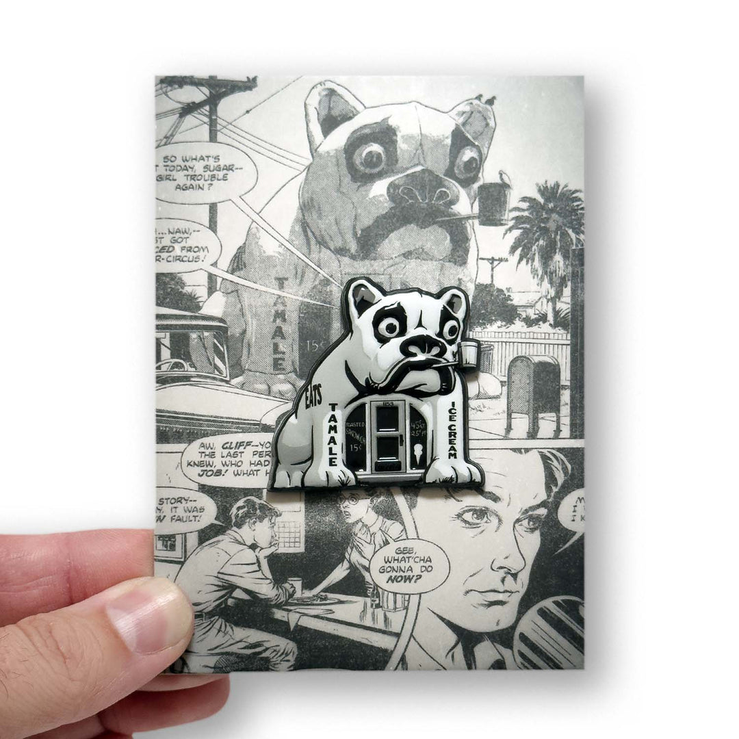 The Rocketeer "Bulldog Cafe" 3D Pin
