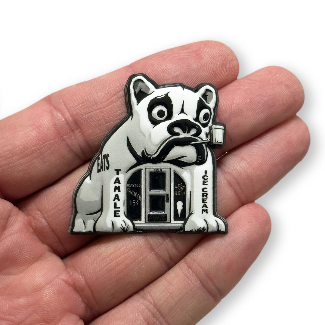 The Rocketeer "Bulldog Cafe" 3D Pin