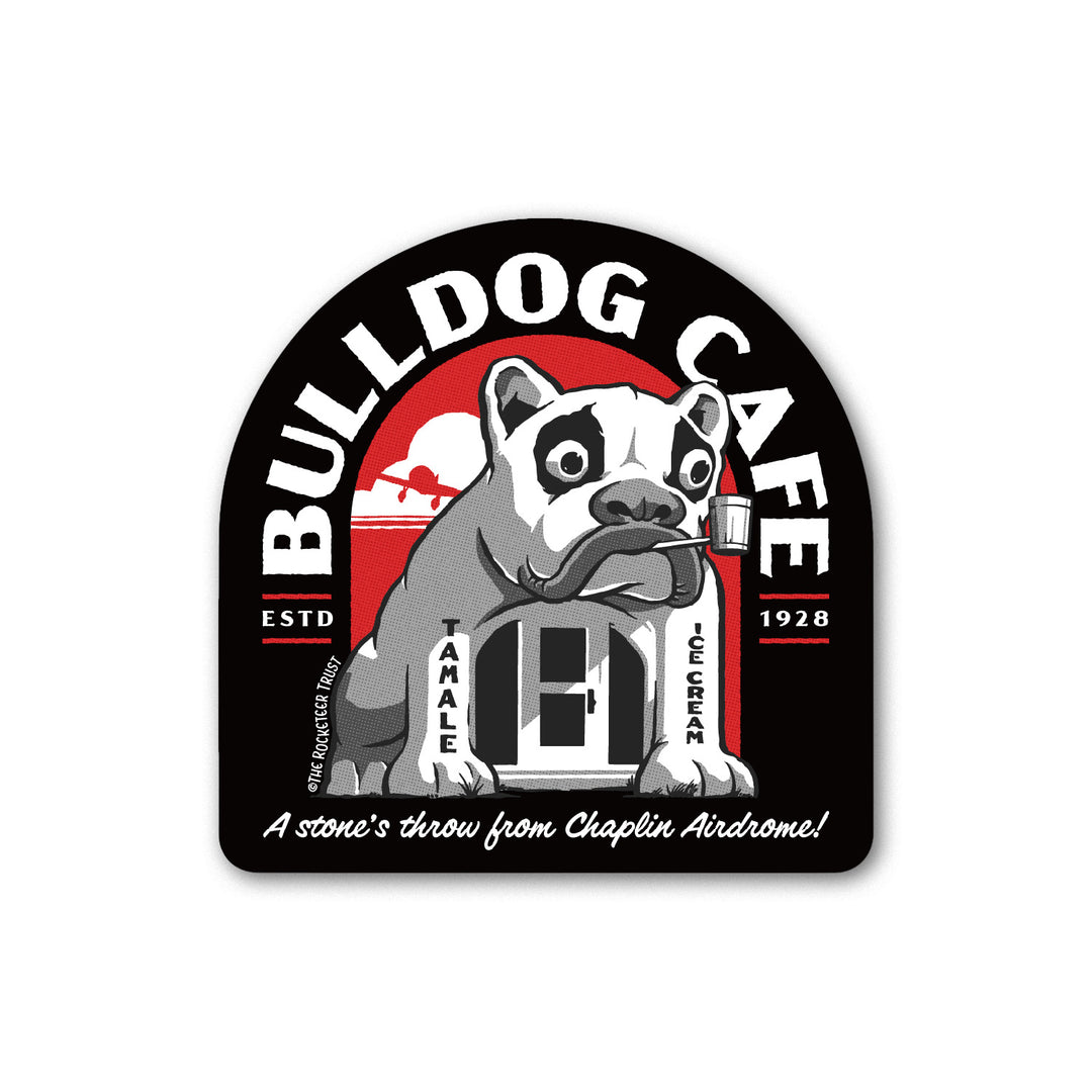 The Rocketeer "Bulldog Cafe" Patch & Sticker Set