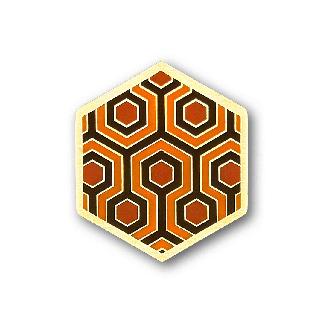 Hicks Hexagon Enamel Pin