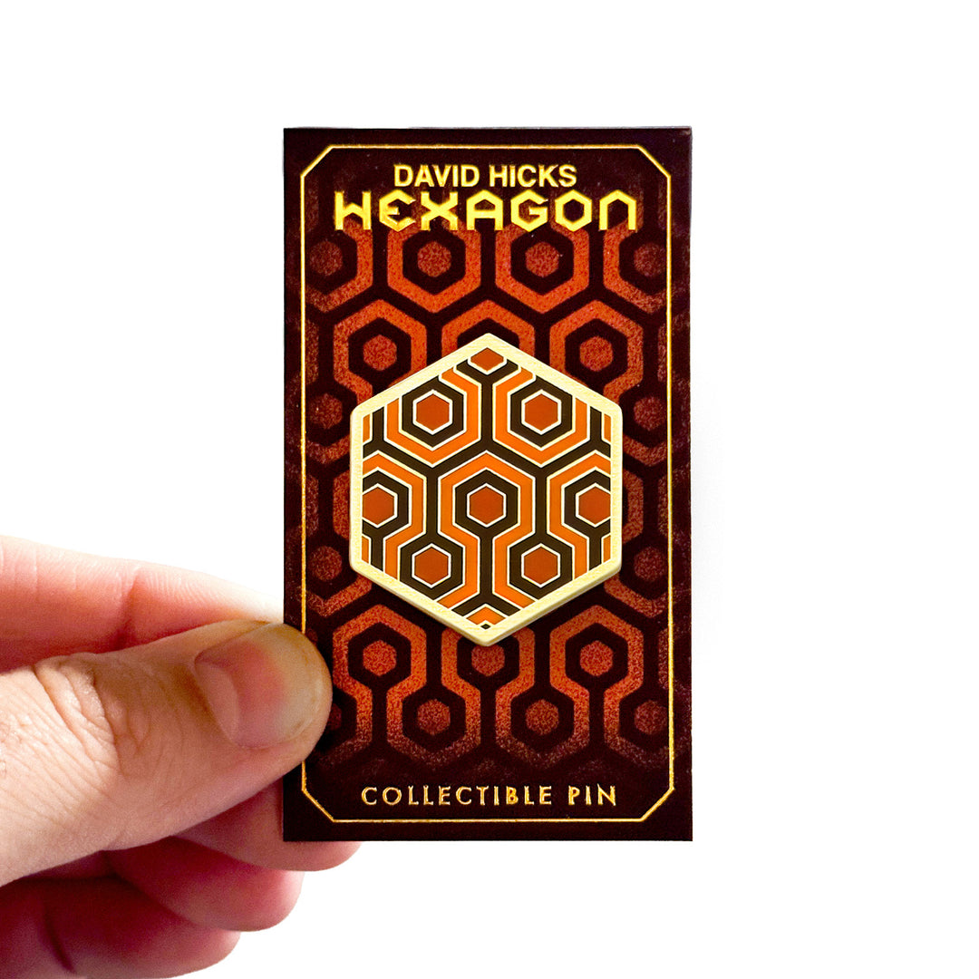 Hicks Hexagon Enamel Pin