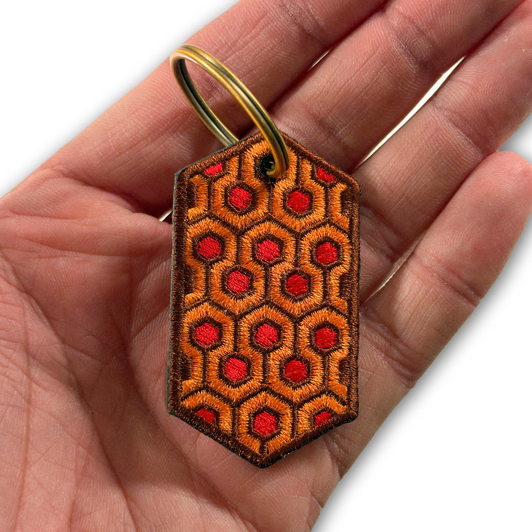 Hicks Hexagon Embroidered Keychain