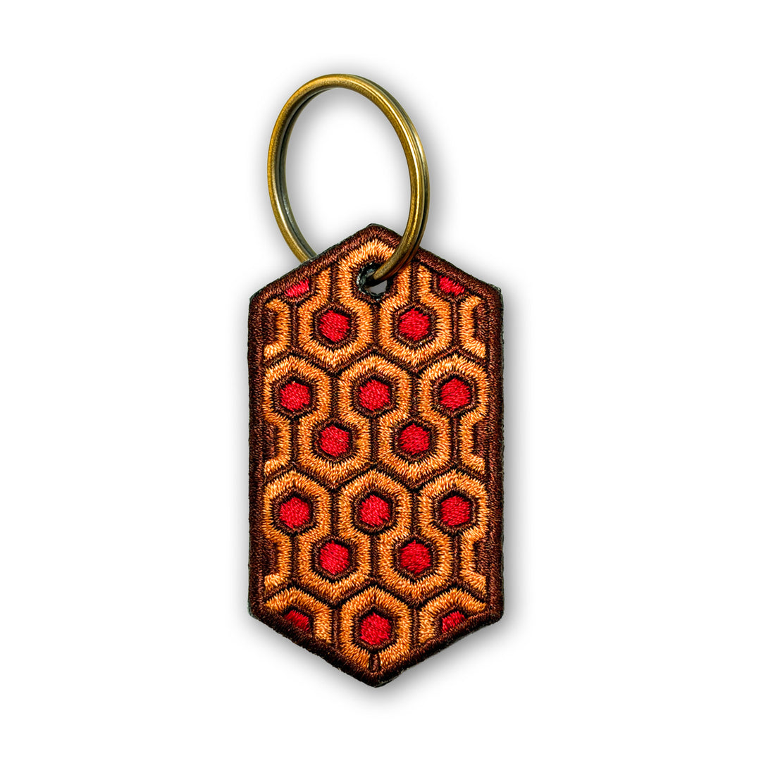 Hicks Hexagon Embroidered Keychain
