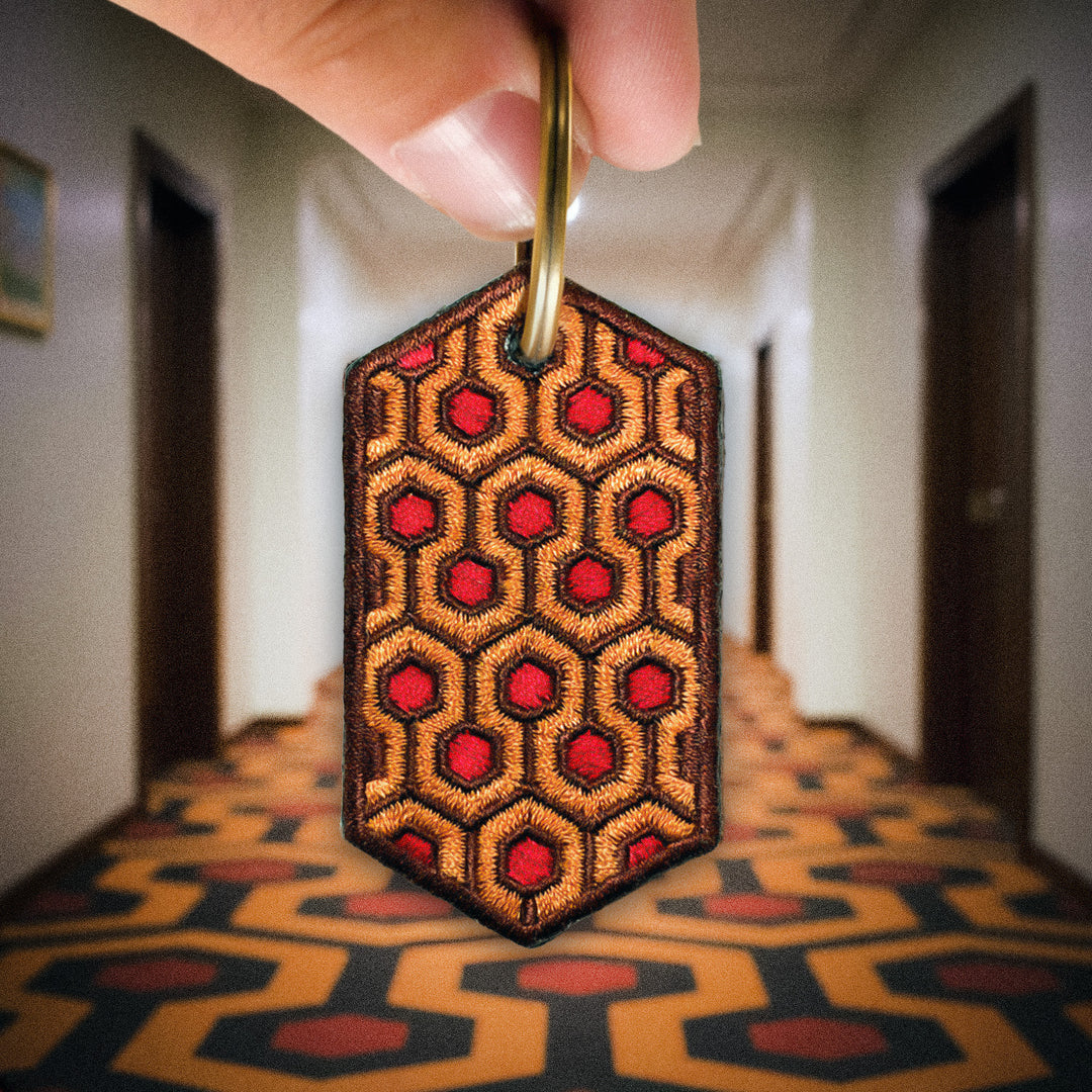Hicks Hexagon Embroidered Keychain