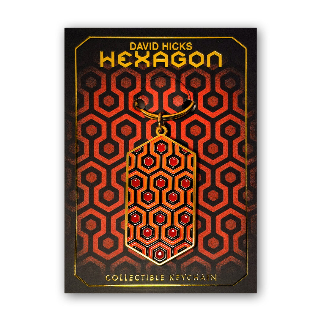 Hicks Hexagon Enamel Keychain