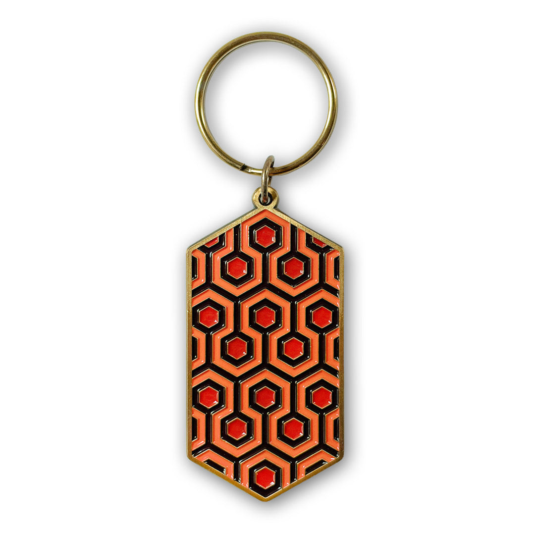Hicks Hexagon Enamel Keychain