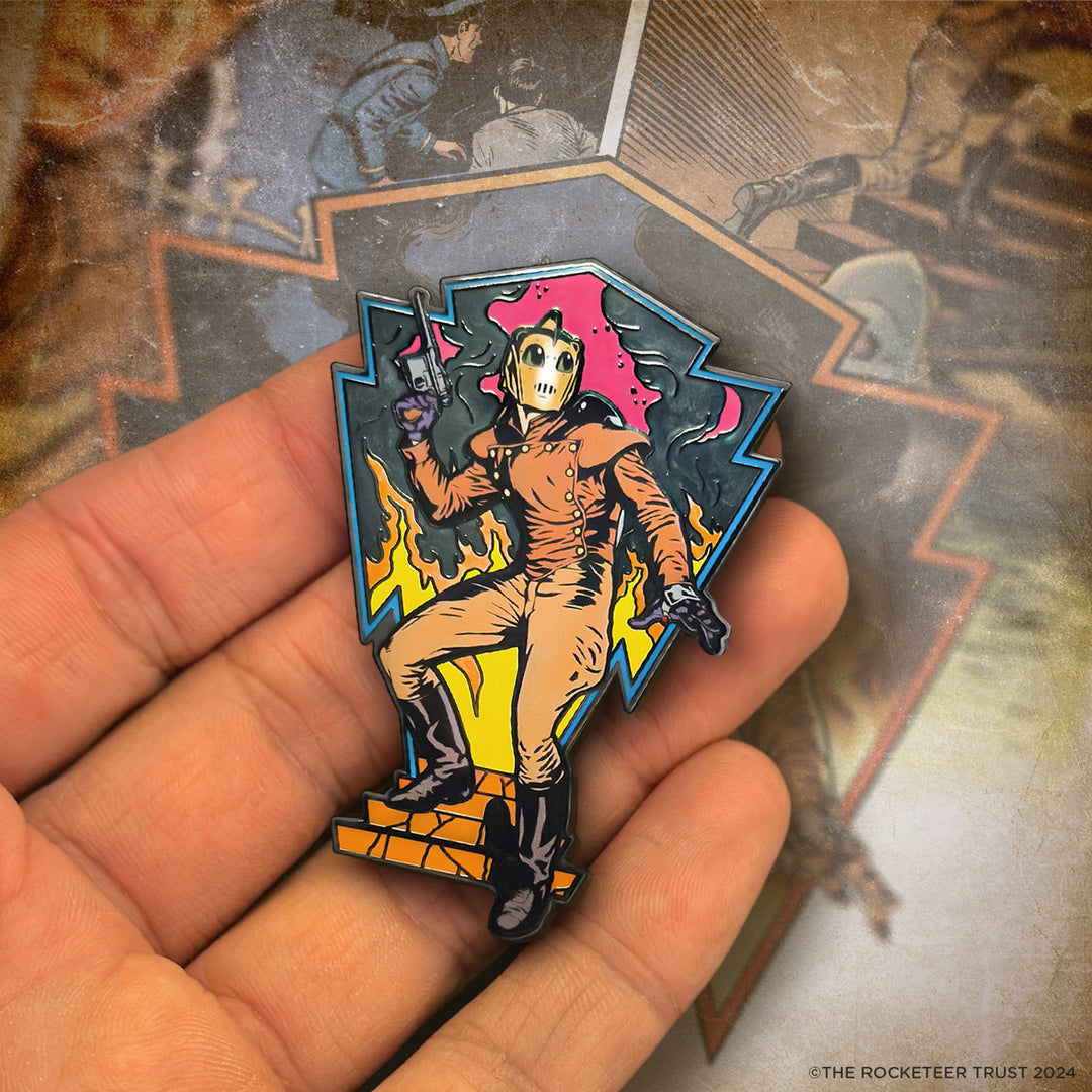 The Rocketeer "Holy Moses!!" Enamel Pin - Black Nickel