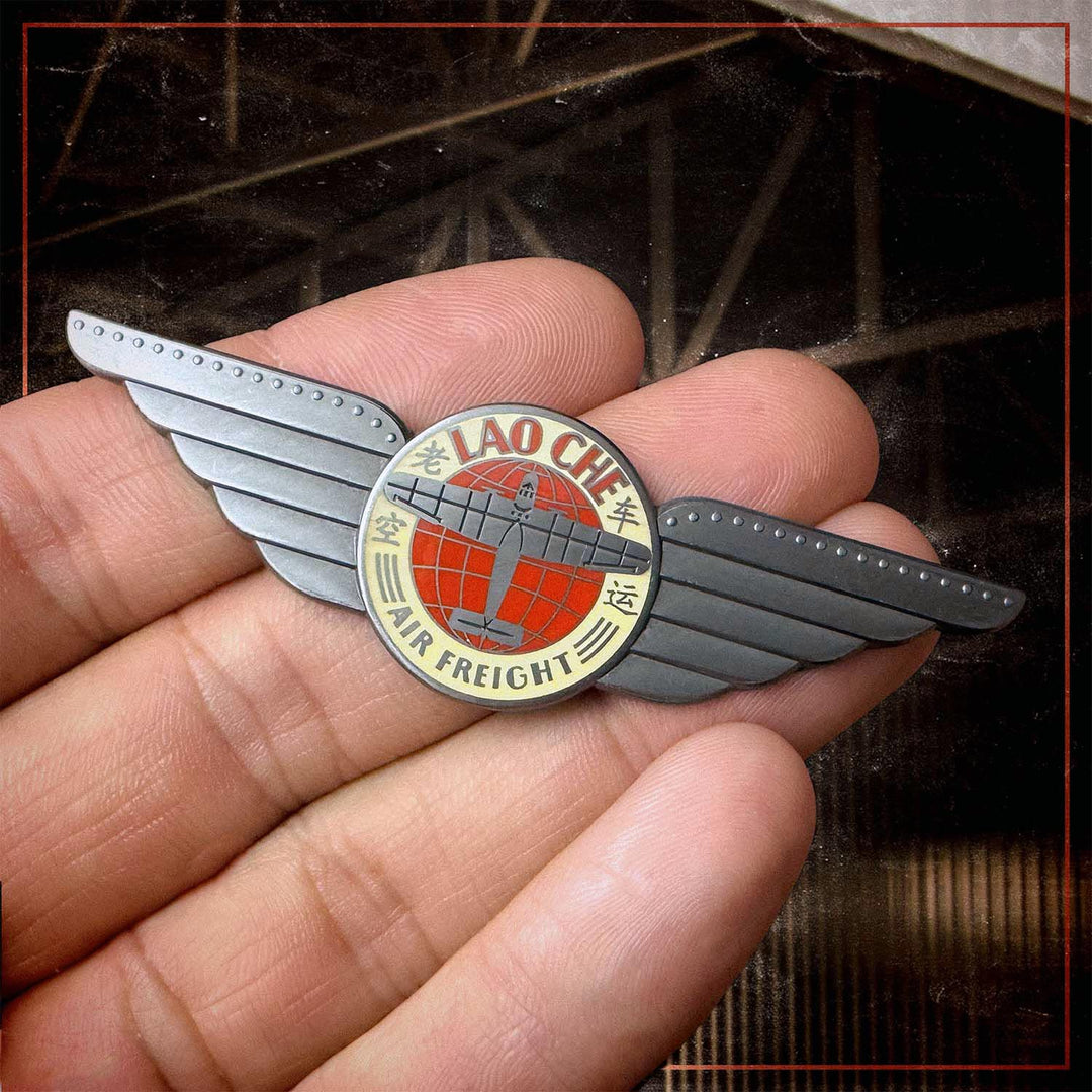 Lao Che Air Freight Enamel Pin