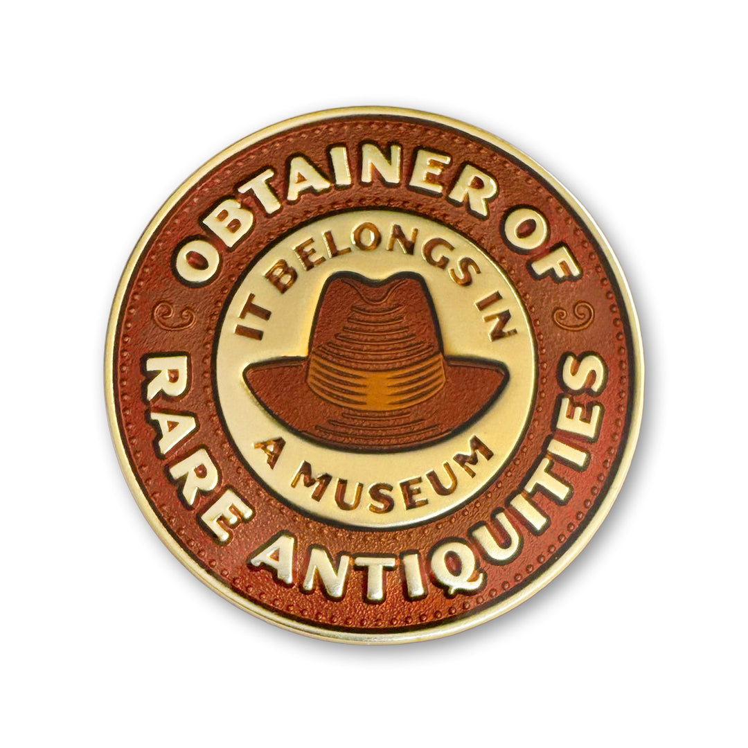 Obtainer of Rare Antiquities Enamel Pin