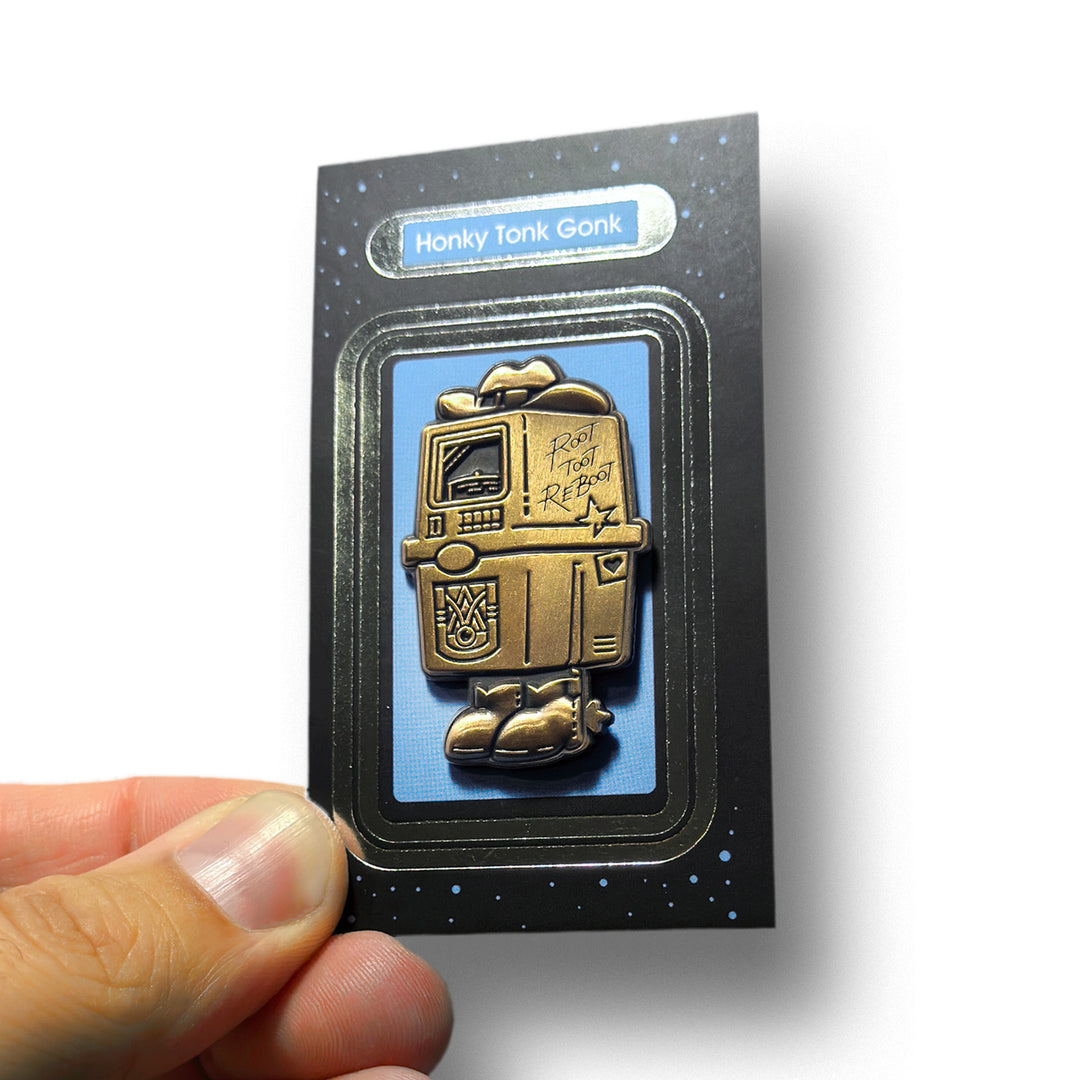 "Honky Tonk Gonk" – 3D Metal Pin