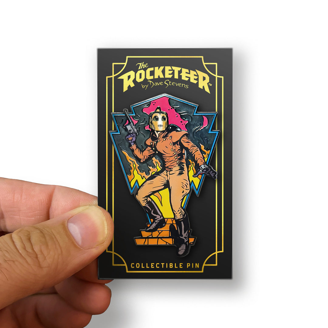 The Rocketeer "Holy Moses!!" Enamel Pin - Black Nickel