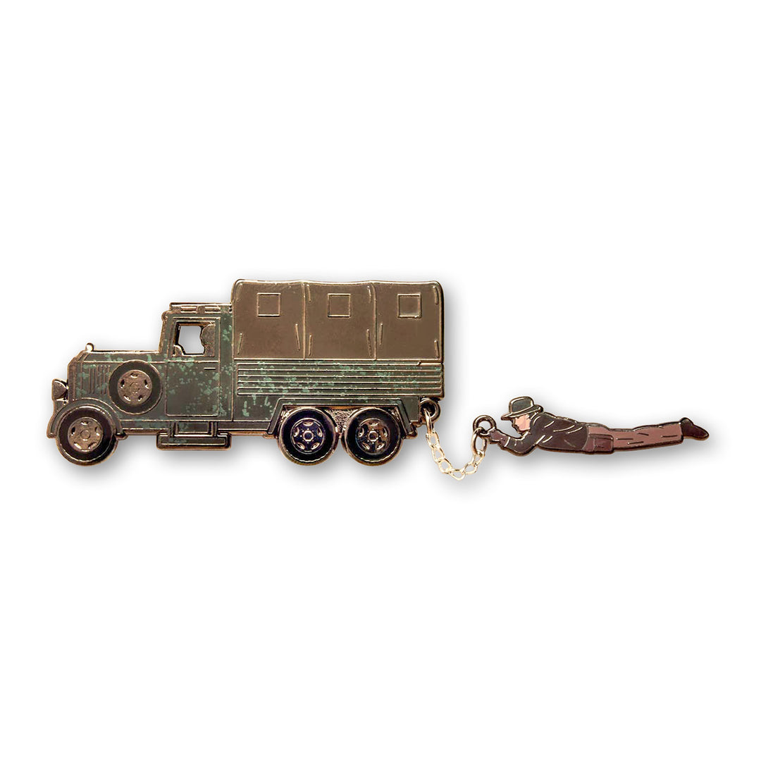 Indy vs Cargo Truck Enamel Pin