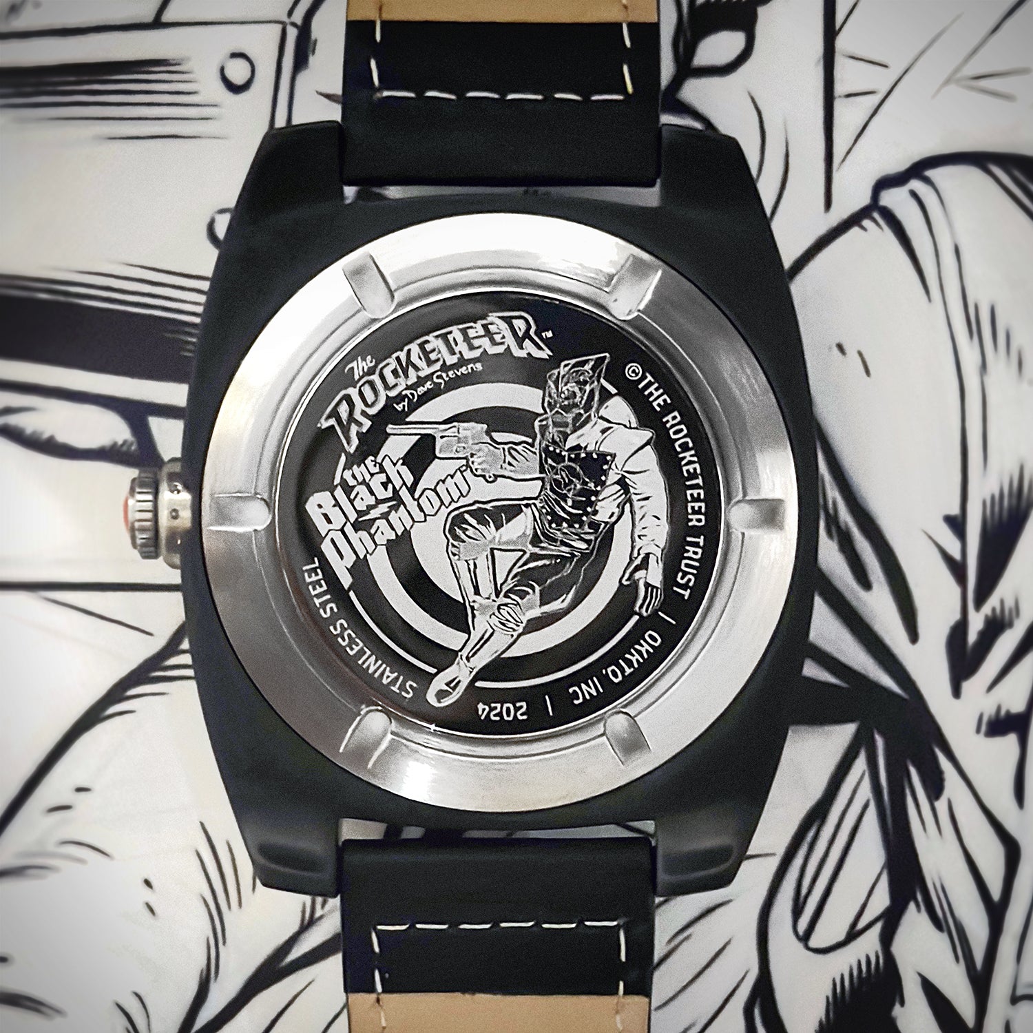 The Rocketeer Watch – The Black Phantom™ – Okkto