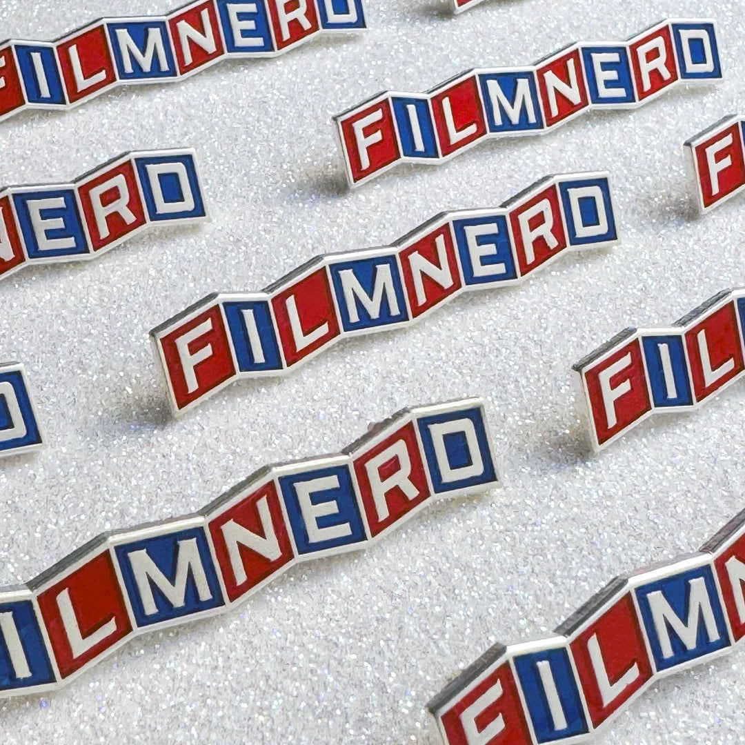 Film Nerd Enamel Pin