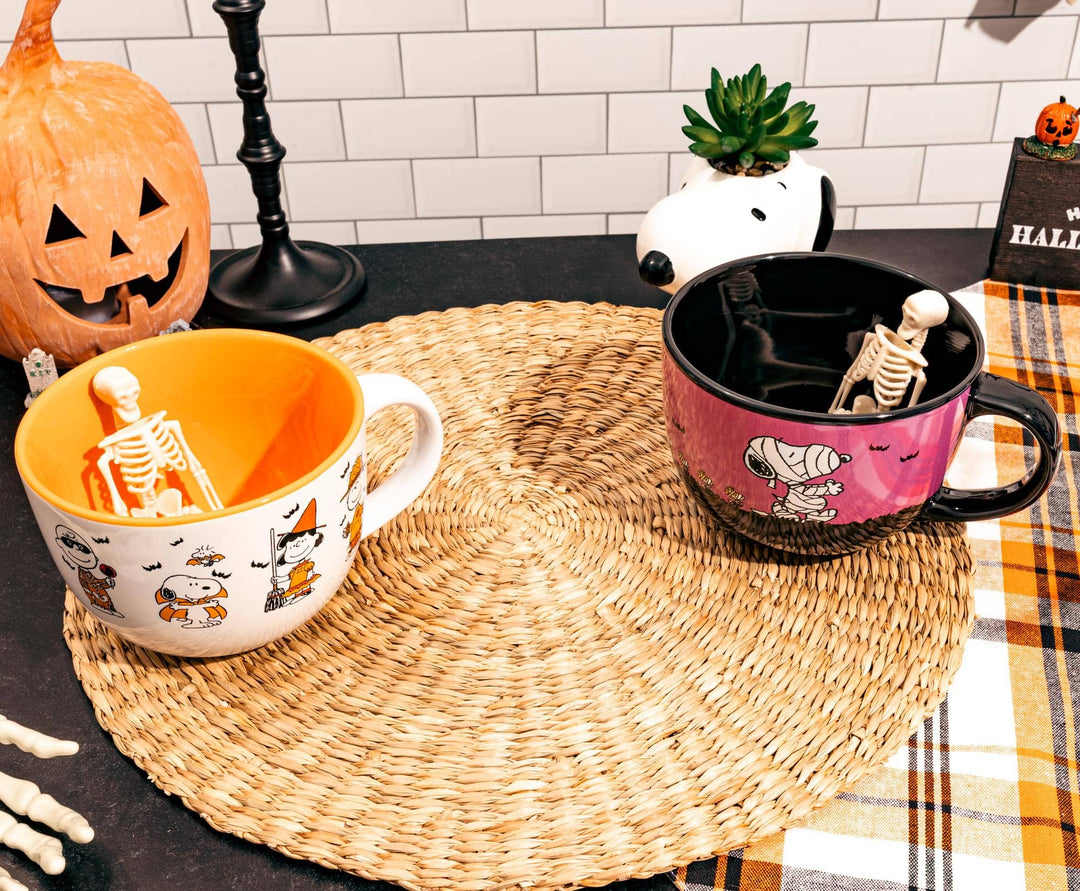 Peanuts Halloween Characters Ceramic Soup Mug