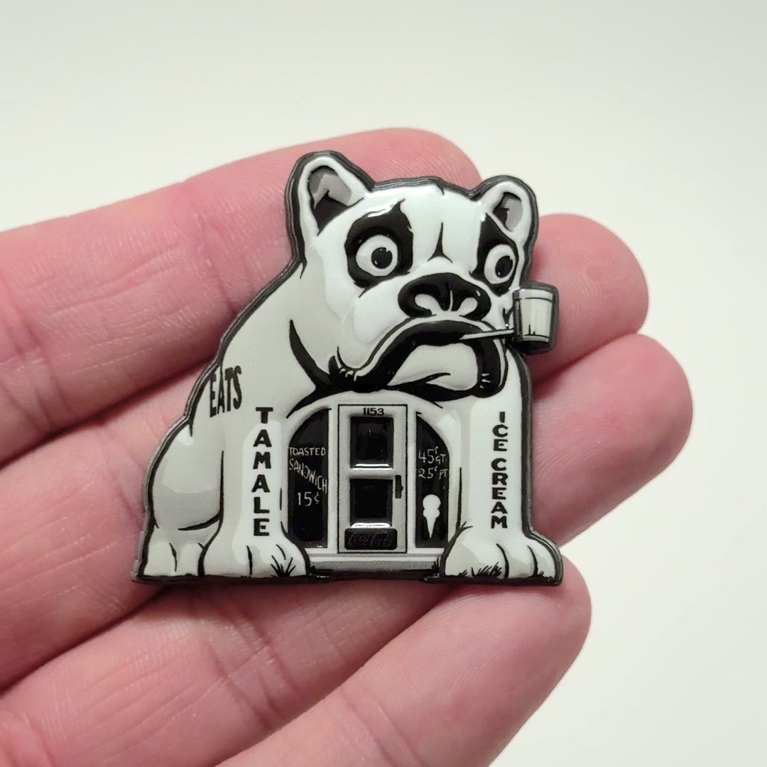 The Rocketeer "Bulldog Cafe" 3D Pin