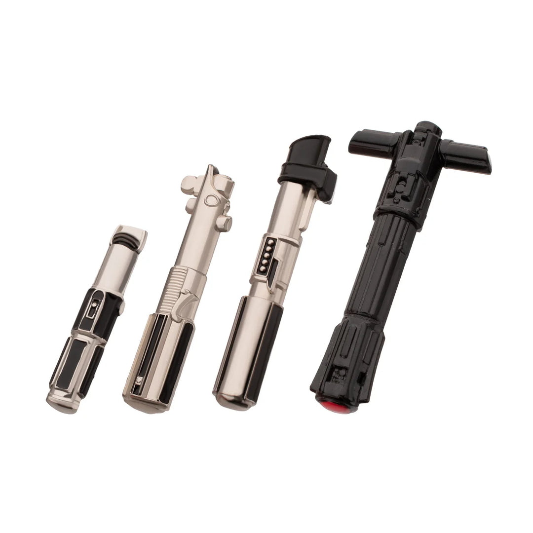 Star Wars Exclusive 4 Piece 3D Lightsaber Pin Set
