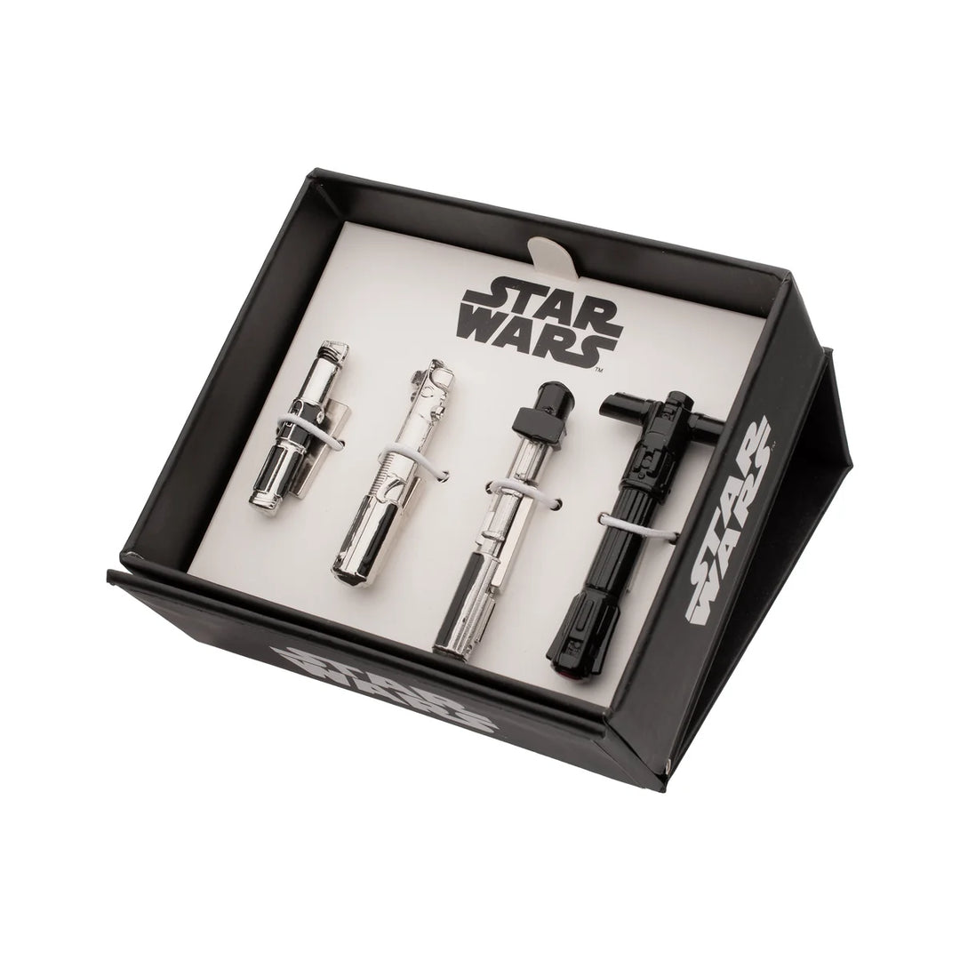 Star Wars Exclusive 4 Piece 3D Lightsaber Pin Set