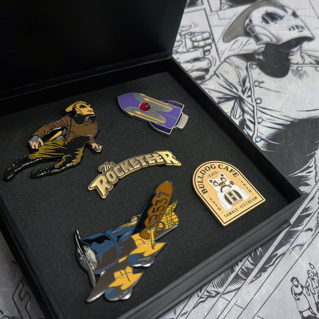 The Rocketeer Collector's Pin Set